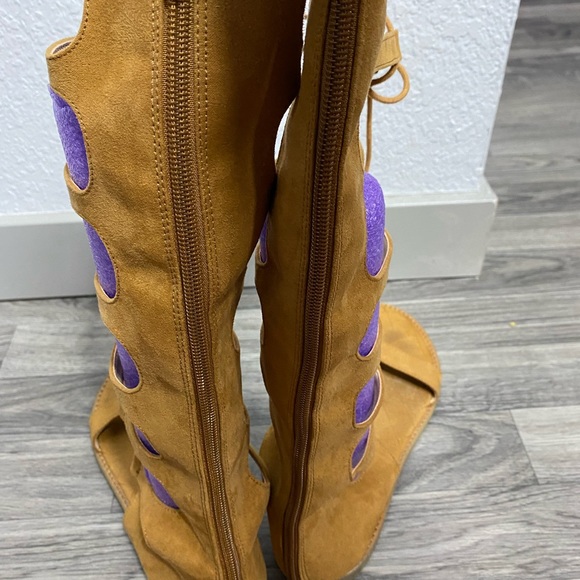 Chinese laundry galactic gladiator cocoa brown sandals - Picture 7 of 7